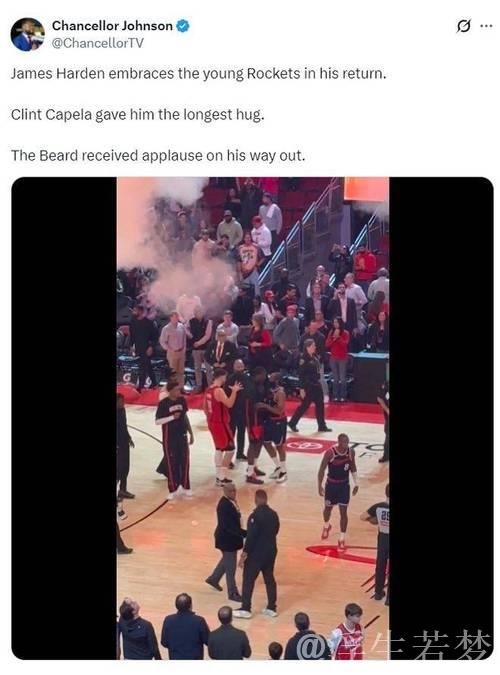 哈登盛赞火箭略显心酸！示意队友接球无1人回应 快船暴雷解体渐近？